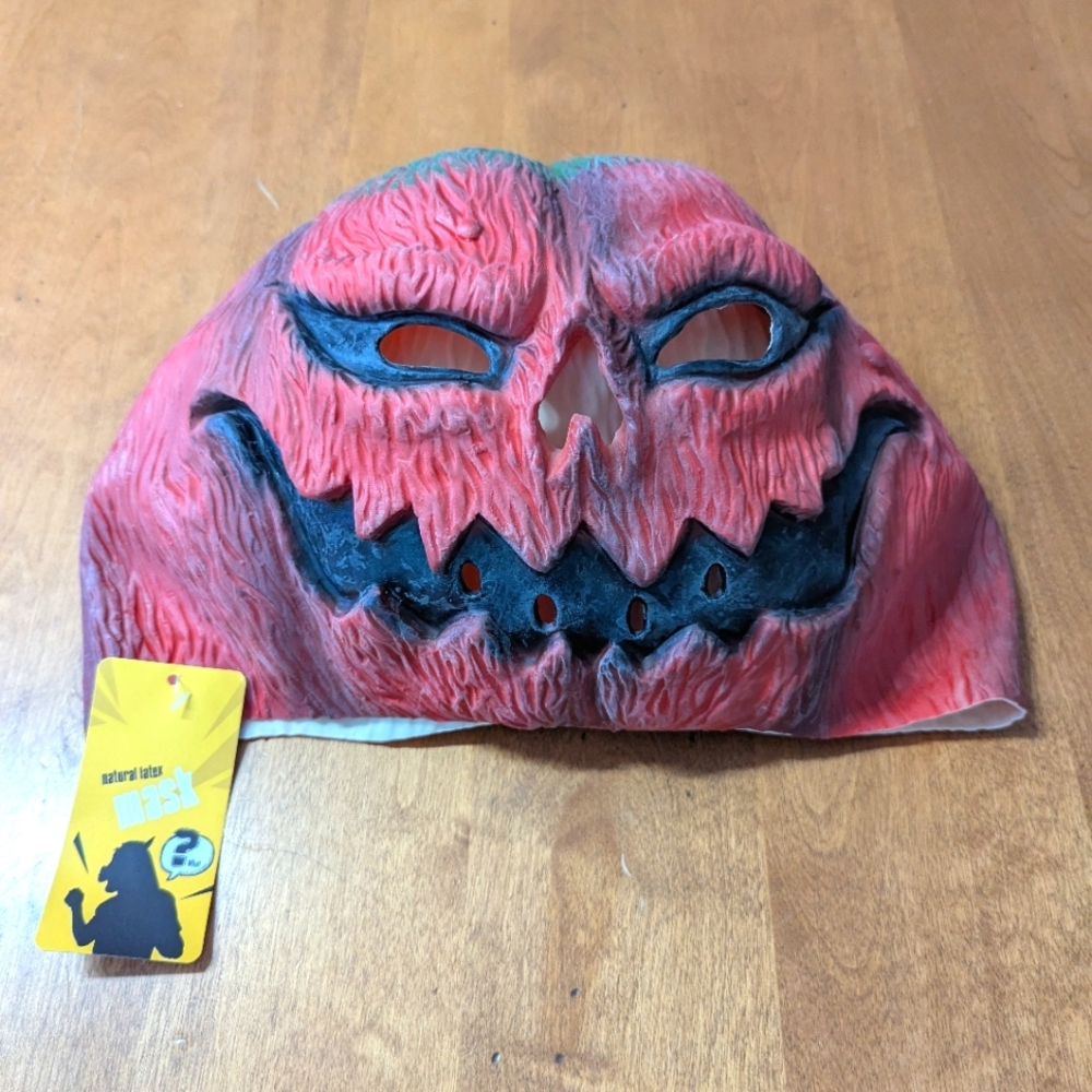 3/$14 Jack O' Lantern Latex Mask